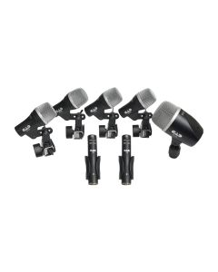 CAD Audio Stage7 Drum Microphone Pack of 7, D10/D19/D29/C9 Mics, Mounts for Kick, Toms & Overheads