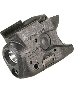 Streamlight TLR-6 Tactical Weapon Light for M&P Shield & Plus, 100 Lumen, 9mm/.40 Only, Black, 69273