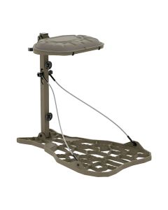 Novix Helo Hang On Treestand, All-Cast Aluminum Platform with Included VersaStraps™, FDE
