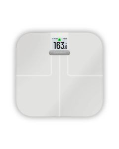 Garmin Index™ S2 Smart Scale, Wi-Fi Enabled, 16-User Capacity, Body Composition Tracking, White