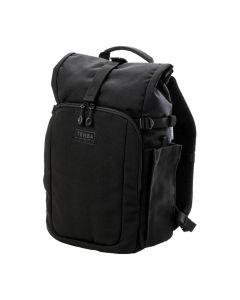 Tenba Fulton V2 10L Camera Backpack, Fits DSLR/Tablet, Roll Top, Tripod & Water Bottle Pocket, Black