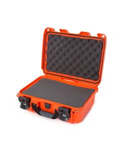 Nanuk 915 Hard Utility Case with Foam, Waterproof and Crushproof Design, Orange, 915S-010OR-0A0