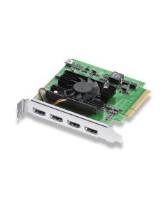 Blackmagic Design DeckLink Quad HDMI Recorder Capture Card, PCIe, 4K60, 12-Bit 4:2:2, and 8-Ch Audio