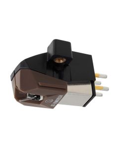 Audio-Technica VM95 Series Dual Magnet Cartridge with 2.7x0.26 mil Shibata Stylus, AT-VM95SH, Brown