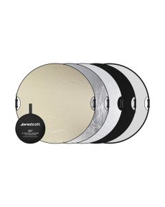 Westcott Illuminator QuickGrip 5-in-1 40 Inch Reflector, Portable Light Control for Portraits & Videos