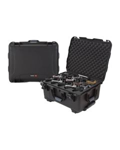 Nanuk 950 Wheeled Hard Case with 15Up Custom Foam Insert for Pistols, Black, 950S-080BK-0A0-17085