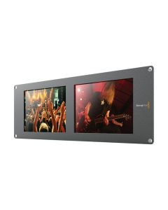 Blackmagic Design 8 Inch SmartView Dual LCD Monitors, Duo Rackmountable, 3G/HD/SD-SDI, Live Broadcast
