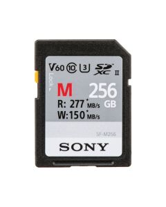 Sony 256GB UHS-II M Series SD Card, High-Speed Transfer, V60, 4K Video, Waterproof, Durable