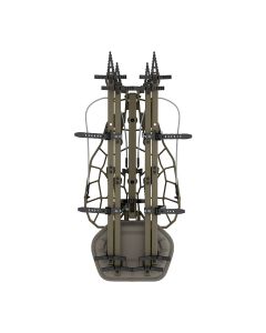 Novix Helo Hunt Ready™ System, Aluminum Construction, Frost Coating & Pivoting V-Bracket, FDE