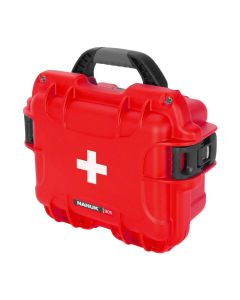 Nanuk 905 First-Aid Hard Case, 6.3L Capacity, Indestructible & Lightweight NK-7 Resin, Red