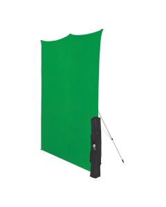 Westcott 5 ft. x 7 ft. X-Drop Wrinkle-Resistant Backdrop Kit, Chroma-Key Green Screen, 579K