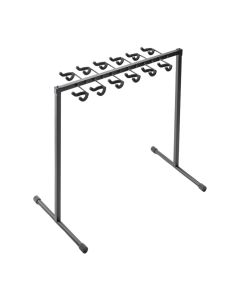 On-Stage 12-Space Ukulele Rack, Holds Up to 12 Ukuleles, Nonslip Rubber Feet, GS5012