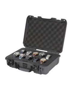 Nanuk 910 Watch Case with Foam Insert for 10 Watches, Dustproof Design, Graphite, 910S-080GP-0A0-21299