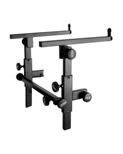 On-Stage Second Tier for KS7350 Folding-Z Keyboard Stand, 30 Degree Angle Adjustment,Black, KSA7550
