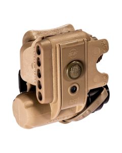 SureFire HL1 Multi-Use High-Performance LED HelmetLight, White & NV LEDs, 20-Position Helmet Mount, Tan