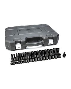 Gearwrench Set SKT IMP  STD/DP MET 1/2DR 39PC