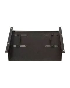 On-Stage Adjustable Top-Mount Rack Shelf for Mixer or DJ Gear, Fits On Top of 19-Ft. Rack, RSU1000