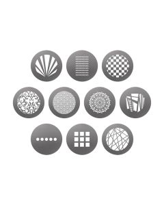 Westcott Pattern Gobo Pack by Lindsay Adler for Optical Spot - Pack of 10, Creative Effects, 4763