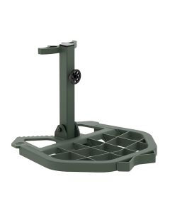 Novix Raider Saddle Platform, All-Aluminum Construction, Frost Coating & Offset Bracket, OD Green