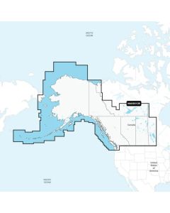 Navionics Canada, West & Alaska - Lakes, Rivers and Coastal Marine Charts, Navionics®+, NAUS013R