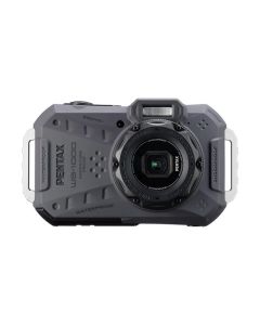 Pentax 16.35MP WG-1000 Digital Camera, Gray, BSI CMOS Sensor, 4x Optical Zoom, 2.7 Inch 230K-Dot LCD