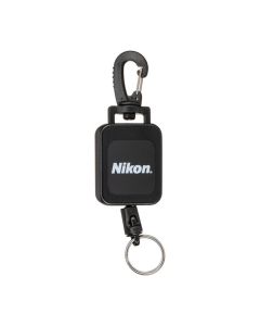 Nikon Retractable Rangefinder Tether with 25 Inch Nylon-Coated Stainless Steel Cable, Secure, Black