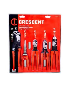 Crescent 5-Piece Z2™ Mixed Dual Material Plier Set, K9™ Jaw Design & 8 Jaw Positions, Z2SET5CG-06