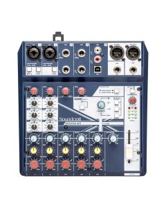 Soundcraft Notepad-8FX Small-Format Analog Mixing Console with USB I/O and Lexicon Effects