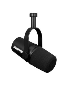 Shure MV7X XLR Podcast Microphone with Built-In Pop Filter & Integrated Mount – Cardioid Dynamic