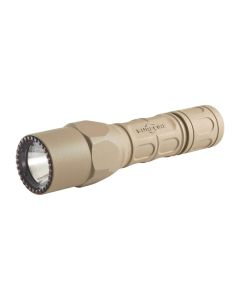SureFire G2X Pro Dual-Output LED Flashlight, 600 Lumens Output, Lightweight Polymer Body, Tan