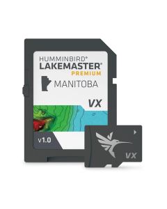 Humminbird LakeMaster Premium Card, Manitoba V1 Maps, 2D Shaded Relief and Aerial Imagery, 602019-1