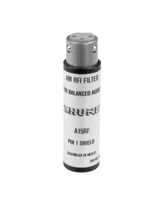 Shure A15RF In-Line RF Interference Attenuator, Reduces Interference from AM Radio