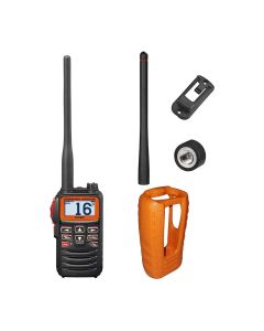 Standard Horizon HX40 6W Ultra-Compact VHF/FM Radio Kit with Floating Case, Bracket & Antenna
