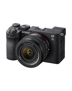 Sony Alpha 7C II Full-frame Interchangeable Lens Hybrid Camera with 28-60mm Lens, Bundle, Black