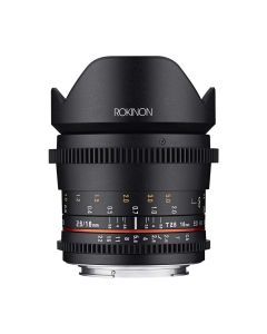 Rokinon 16mm T2.6 Full Frame Super Wide Angle Cine DS Lens, Dual-Sided Scales, Aspherical Elements