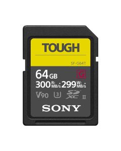 Sony 64GBU HS-II G Tough Series SD Card, Ideal for Burst & High-Res Imaging