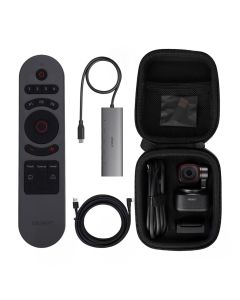 Obsbot Tiny 2 Multicam Combo for Home & Office, 4K PTZ Webcams, Smart Remote, USB Hub, and Cables