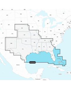 Garmin Navionics+ U.S. South - Lakes, Rivers and Coastal Marine Charts, 010-C1369-30