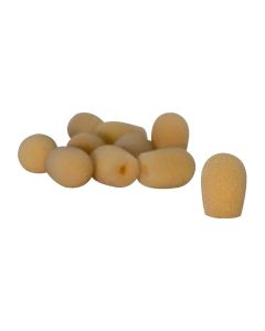 On-Stage Tan Windscreens for Headset Microphones, Pack of 10, Reduces Wind Noise, ASWS20N10