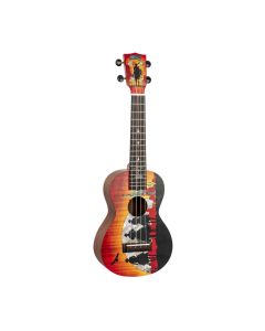 Mahalo Artist Elite Series Wild West Concert Ukulele