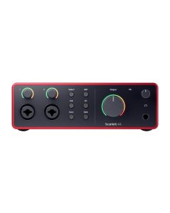 Focusrite Scarlett 4i4 USB-C Audio/MIDI Interface (4th Generation) for Musicians & Podcasters