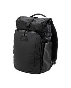Tenba Fulton v2 16L All Weather Backpack, Fits DSLR/7 Lenses, 16 Inch Laptop, Black/Black Camo, 637-735