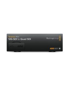 Blackmagic Design Teranex Mini 12G-SDI to Quad SDI Converter, Supports SD, HD, UHD 4K & DCI 4K