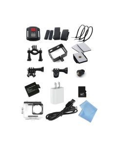 Minolta 5K Ultra HD Action Camcorder Kit with 24MP Still Photos, WiFi & Waterproof Housing, MNX5K1