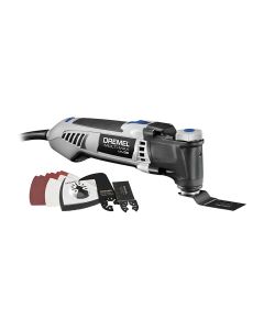 Dremel 120V 3.5 Amp Variable Speed Corded Oscillating Multi-Tool Kit (Renewed) with Storage Bag