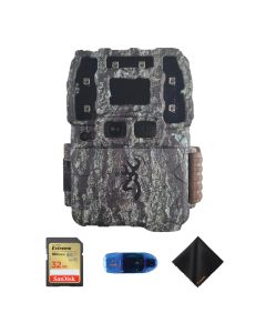 Browning Strike Force Pro DCL Nano Trail Cam Bundle: 32GB SanDisk SD, 6ft Tree Strap & Card Reader