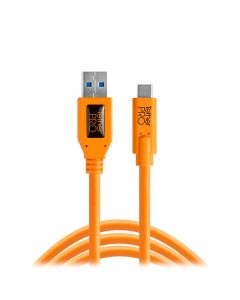 Tether Tools TetherPro USB 3.0 to USB-C, 15-Ft. (4.6m), Fits Canon/Sony/Nikon