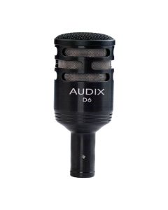 Audix AX D6 Professional Dynamic Instrument Microphone for Live Sound and Studio, VLM Capsule