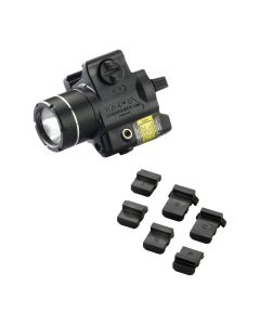 Streamlight TLR-4 Tactical Light, 160 Lumens, Green Laser, Compact Rail Mount, Black 69245