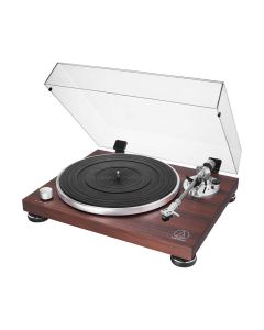 Audio-Technica AT-LPW50BT-RW Manual Two-Speed Turntable with Bluetooth, Built-In Cartridge